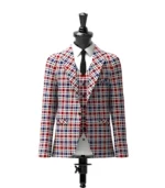 Border Bell Tartan Jacket Front