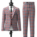 Border Bell Tartan Suit Front