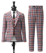 Border Bell Tartan Suit Front