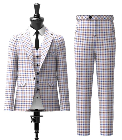 Boswell Dress Tartan Suit Front