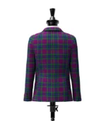 Braid Tartan Jacket Back