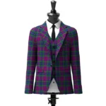Braid Tartan Jacket Front