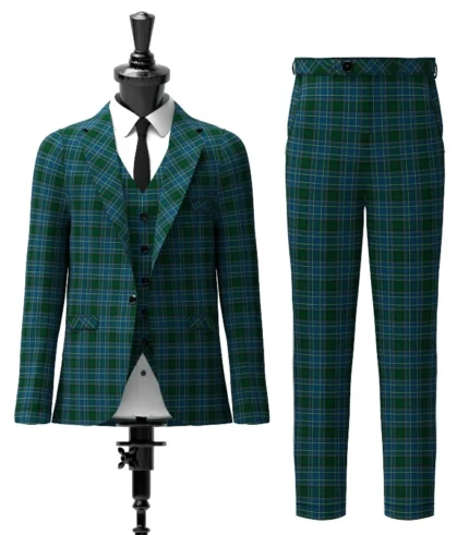 Brennan, B Tartan Suit Front