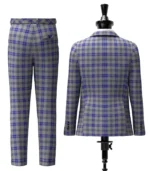 Browne Tartan Suit Back