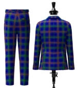 Burt Family Tartan Suit Back