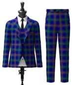 Burt Family Tartan Suit Front