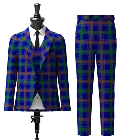 Burt Family Tartan Suit Front