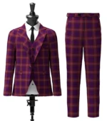 Bute Heather, Autumn Tartan Suit Front