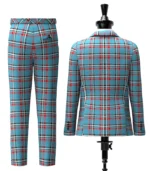 Caledonian Maasai Tartan Suit Back