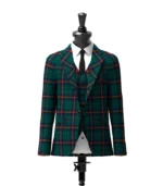 Carmichael tartan Jacket Front
