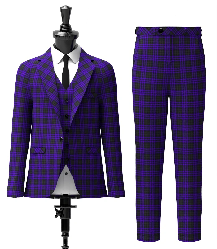 Charles Rennie Mackintosh Tartan Suit front Charles Rennie Mackintosh Tartan Suit front