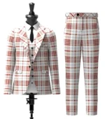 Clayton Dress Tartan Suit Front