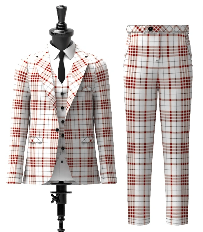 Clayton Dress Tartan Suit Front Clayton Dress Tartan Suit Front