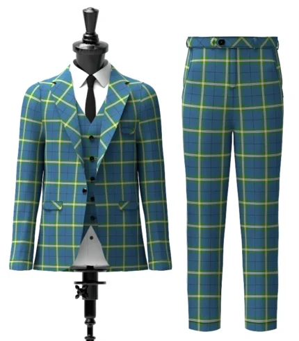 Cleland Tartan Suit Front