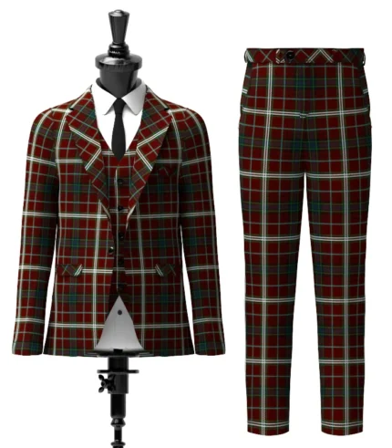 Clifford Tartan Suit Front