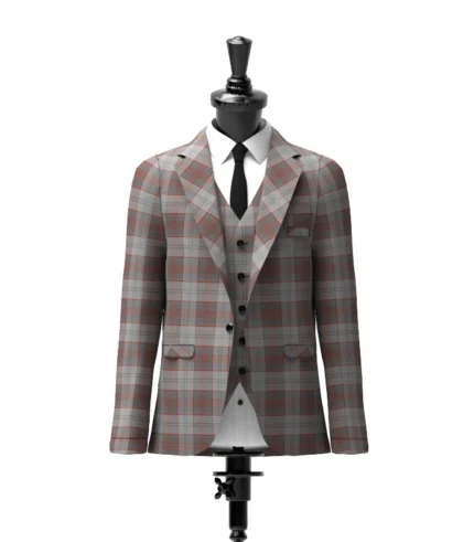 Clyde Tartan Jacket Front