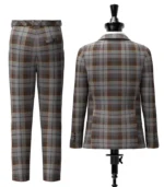 Collier, Francis Tartan Suit Back