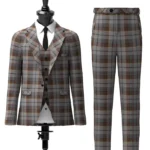 Collier, Francis Tartan Suit Front
