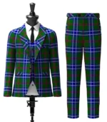 Colvin Tartan Suit Front