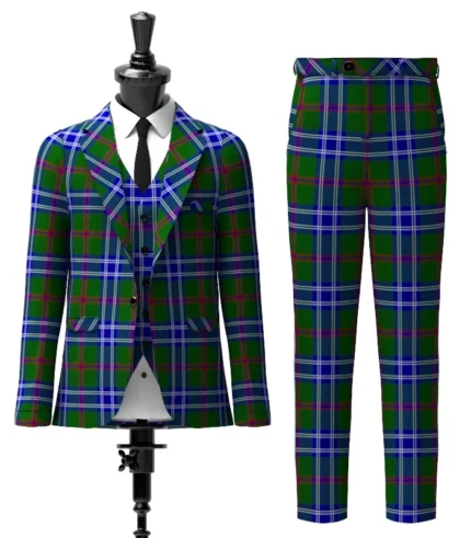 Colvin Tartan Suit Front