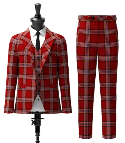 Conroy Tartan Suit Front
