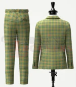 Courtet-Meyer Tartan Suit Back