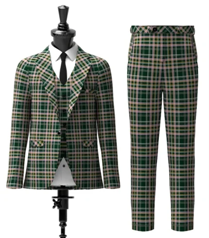 Cox, Brian Denis Tartan Suit Front