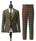 Creek Indian Nation Tartan Suit Front