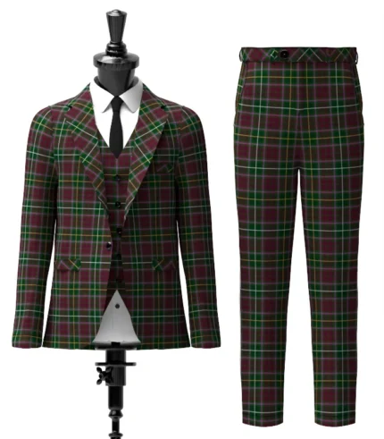 Crosby Tartan Suit Front