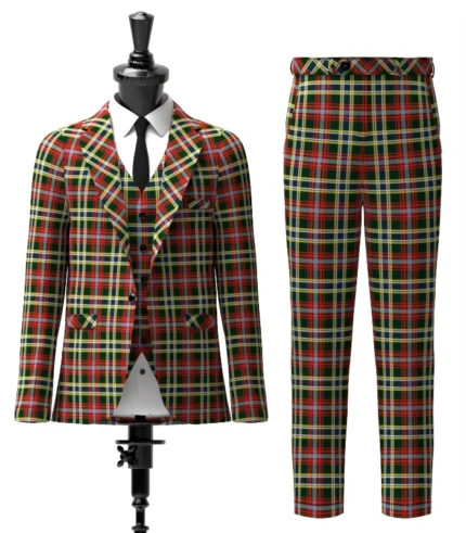 Currie of Arran Tartan Suit Front
