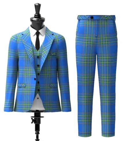 Dallas Tartan Suit Front