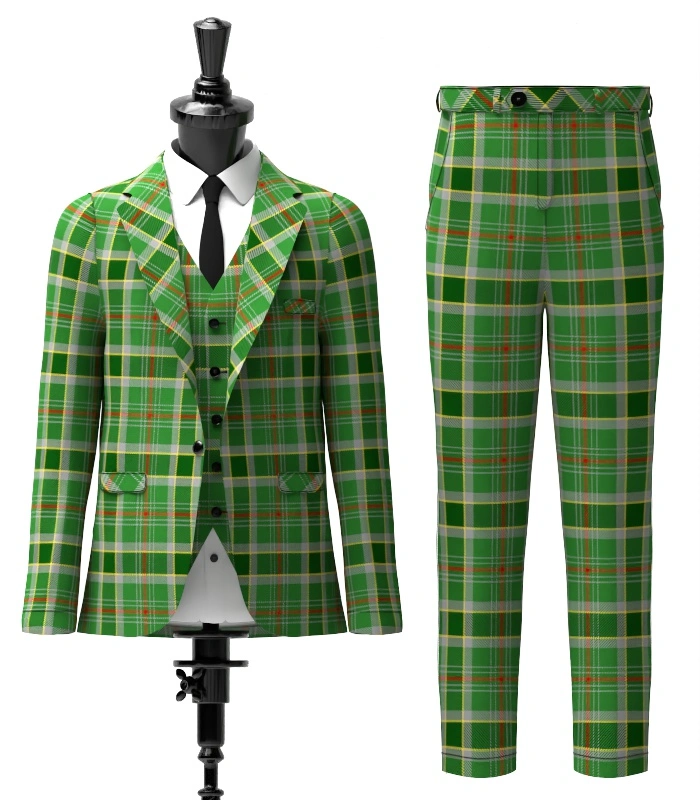 Dalwhinnie Tartan Suit Front Dalwhinnie Tartan Suit Front
