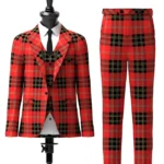 Dean Brae Tartan Suit Front