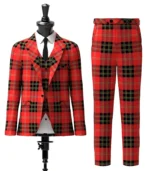 Dean Brae Tartan Suit Front