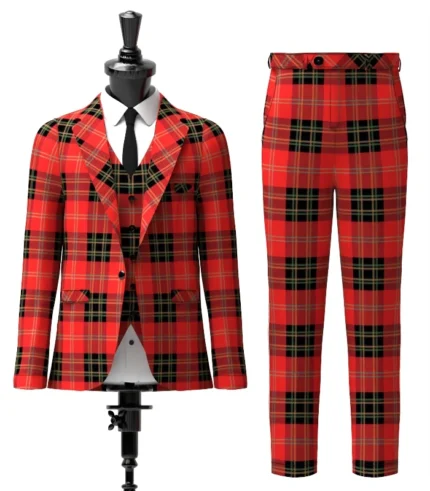 Dean Brae Tartan Suit Front
