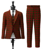 Denny Hunting Tartan Suit Front