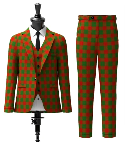Dewar Tartan Suit Front