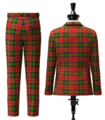 Dickie Tartan Suit Back