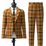 Digital Gold Tartan Front