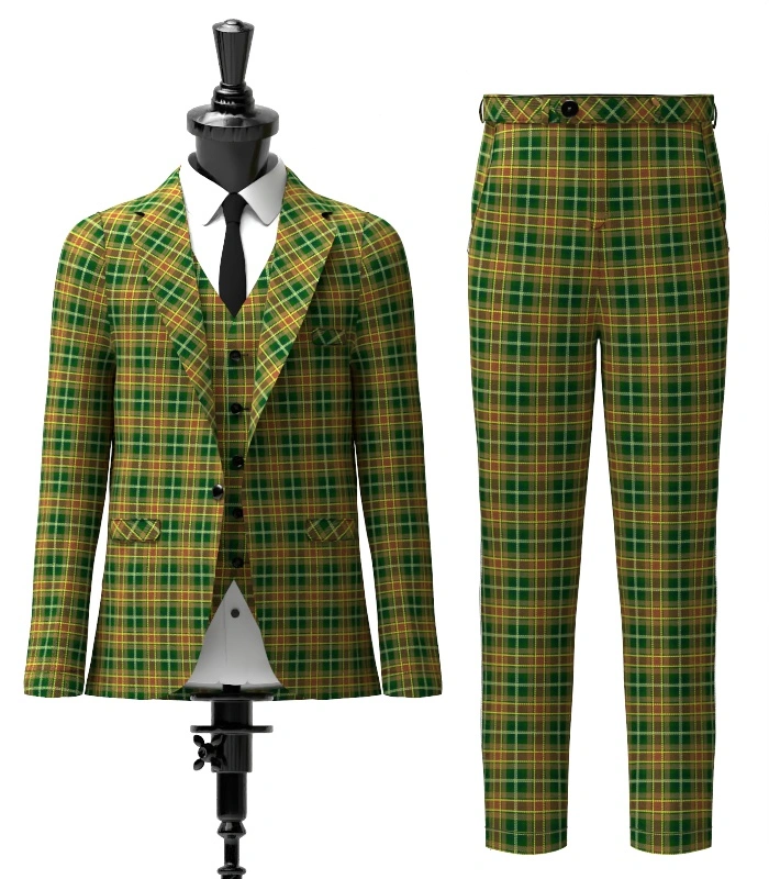 Dixon, Clyde Tartan Suit Front Dixon, Clyde Tartan Suit Front