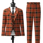 Docherty, William Thomas and Mary Bridget Tartan Suit front
