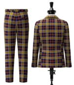 Dublin County, Crest Range Tartan Suit Back