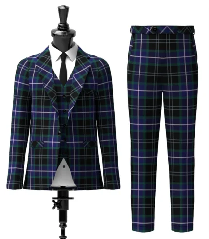 Dugan Tartan Suit Front