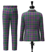 Dunans Rising Tartan Suit Back