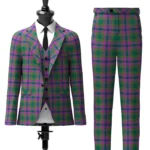 Dunans Rising Tartan Suit Front