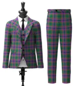 Dunans Rising Tartan Suit Front