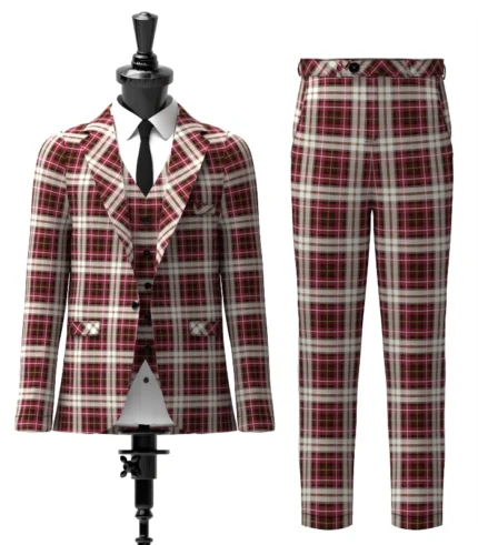 Dunkeld Tartan Suit Front
