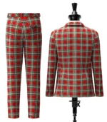 Dunne, Jordan Tartan Suit Back