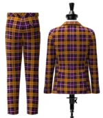 Dutch Tartan Suit Back