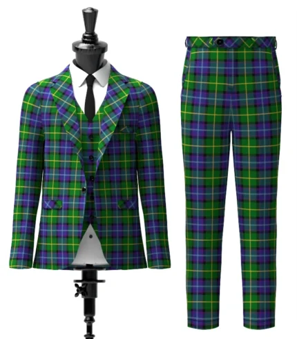 East Lothian Tartan Suit Front
